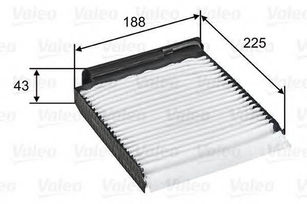VALEO 698753 Фильтр, воздух во внутренном пространстве для RENAULT (Рено) VALEO 698753 Фильтр, воздух во внутренном пространстве для RENAULT (Рено)
