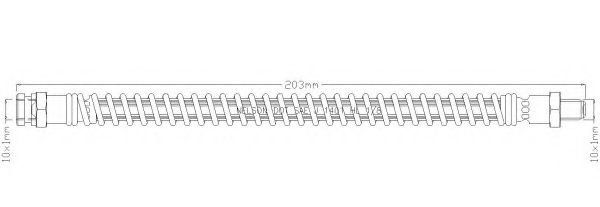 REMKAFLEX 2152 Тормозной шланг для MITSUBISHI (Митсубиши/митсубиси) REMKAFLEX 2152 Тормозной шланг для MITSUBISHI (Митсубиши/митсубиси)