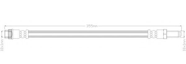 REMKAFLEX 2243 Тормозной шланг для ALFA-ROMEO (Алфа-ромэо) REMKAFLEX 2243 Тормозной шланг для ALFA-ROMEO (Алфа-ромэо)