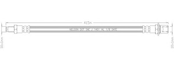 REMKAFLEX 2349 Тормозной шланг для TOYOTA TACOMA II (Тойота/тоета Таcома 2) REMKAFLEX 2349 Тормозной шланг для TOYOTA TACOMA II (Тойота/тоета Таcома 2)