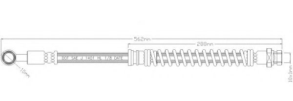 REMKAFLEX 2916 Тормозной шланг для MITSUBISHI GALANT V (Митсубиши/митсубиси Галант 5) REMKAFLEX 2916 Тормозной шланг для MITSUBISHI GALANT V (Митсубиши/митсубиси Галант 5)