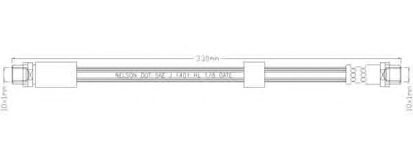 REMKAFLEX 3187 Тормозной шланг для SEAT EXEO (Сеат Эxэо) REMKAFLEX 3187 Тормозной шланг для SEAT EXEO (Сеат Эxэо)