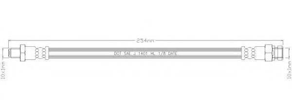 REMKAFLEX 3555 Тормозной шланг для MITSUBISHI GALANT IV (Митсубиши/митсубиси Галант иv) REMKAFLEX 3555 Тормозной шланг для MITSUBISHI GALANT IV (Митсубиши/митсубиси Галант иv)