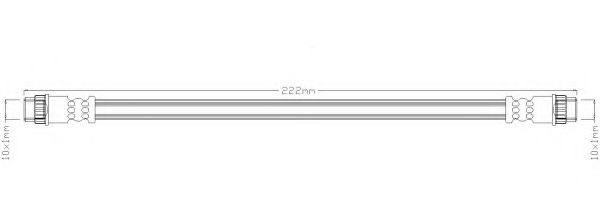 REMKAFLEX 3627 Тормозной шланг для RENAULT (Рено) REMKAFLEX 3627 Тормозной шланг для RENAULT (Рено)