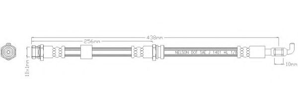 REMKAFLEX 3982 Тормозной шланг для MAZDA EUNOS 30X (Мазда Эунос 30x) REMKAFLEX 3982 Тормозной шланг для MAZDA EUNOS 30X (Мазда Эунос 30x)