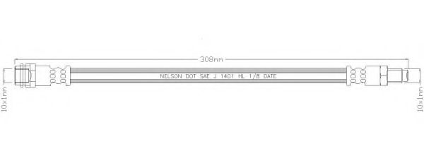 REMKAFLEX 4158 Тормозной шланг для MERCEDES-BENZ CL-CLASS (Мэрcэдэс-бэнз Cл-cласс) REMKAFLEX 4158 Тормозной шланг для MERCEDES-BENZ CL-CLASS (Мэрcэдэс-бэнз Cл-cласс)