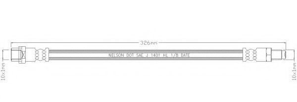 REMKAFLEX 4203 Тормозной шланг для MERCEDES-BENZ M-CLASS (Мэрcэдэс-бэнз М-cласс) REMKAFLEX 4203 Тормозной шланг для MERCEDES-BENZ M-CLASS (Мэрcэдэс-бэнз М-cласс)