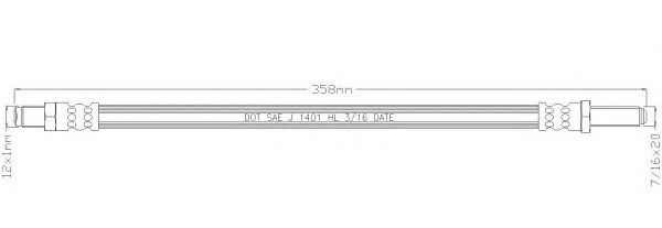 REMKAFLEX 4412 Шланг сцепления для LAND ROVER DEFENDER (Ленд ровер/лэнд ровер Дэфэндэр) REMKAFLEX 4412 Шланг сцепления для LAND ROVER DEFENDER (Ленд ровер/лэнд ровер Дэфэндэр)