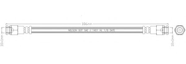 REMKAFLEX 5220 Тормозной шланг для FIAT 500 C (Фиат 500 c) REMKAFLEX 5220 Тормозной шланг для FIAT 500 C (Фиат 500 c)