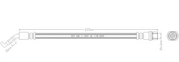 REMKAFLEX 5234 Тормозной шланг для TOYOTA AXIO/ALTIS (Тойота/тоета Аxио/алтис) REMKAFLEX 5234 Тормозной шланг для TOYOTA AXIO/ALTIS (Тойота/тоета Аxио/алтис)