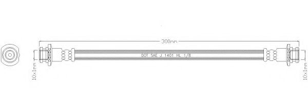 REMKAFLEX 5374 Тормозной шланг для NISSAN (Ниссан) REMKAFLEX 5374 Тормозной шланг для NISSAN (Ниссан)