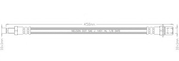 REMKAFLEX 5547 Тормозной шланг для TOYOTA (Тойота/тоета) REMKAFLEX 5547 Тормозной шланг для TOYOTA (Тойота/тоета)
