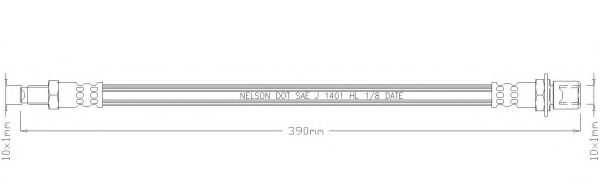 REMKAFLEX 5834 Тормозной шланг для LEXUS (Лексус) REMKAFLEX 5834 Тормозной шланг для LEXUS (Лексус)