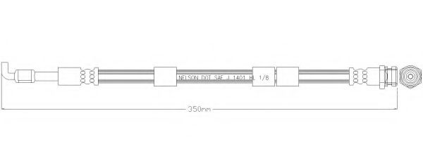 REMKAFLEX 5906 Тормозной шланг для MAZDA (Мазда) REMKAFLEX 5906 Тормозной шланг для MAZDA (Мазда)