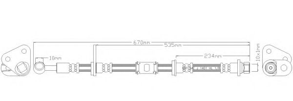 REMKAFLEX 5914 Тормозной шланг для HONDA ACCORD II (Хонда Аccорд 2) REMKAFLEX 5914 Тормозной шланг для HONDA ACCORD II (Хонда Аccорд 2)