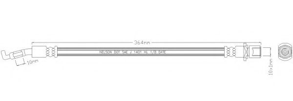 REMKAFLEX 5957 Тормозной шланг для LEXUS (Лексус) REMKAFLEX 5957 Тормозной шланг для LEXUS (Лексус)