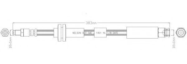 REMKAFLEX 6020 Тормозной шланг для FIAT 500 C (Фиат 500 c) REMKAFLEX 6020 Тормозной шланг для FIAT 500 C (Фиат 500 c)