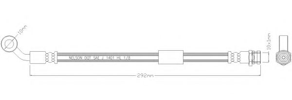 REMKAFLEX 6056 Тормозной шланг для MAZDA MIATA III (Мазда Миата 3) REMKAFLEX 6056 Тормозной шланг для MAZDA MIATA III (Мазда Миата 3)