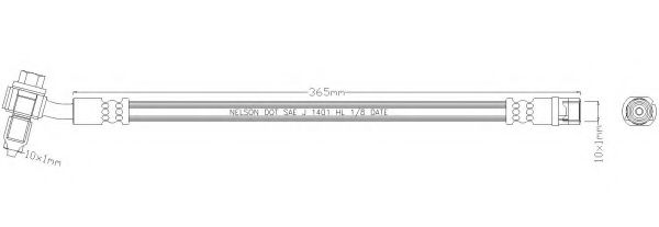 REMKAFLEX 6121 Тормозной шланг для OPEL INSIGNIA (Опель Инсигния) REMKAFLEX 6121 Тормозной шланг для OPEL INSIGNIA (Опель Инсигния)