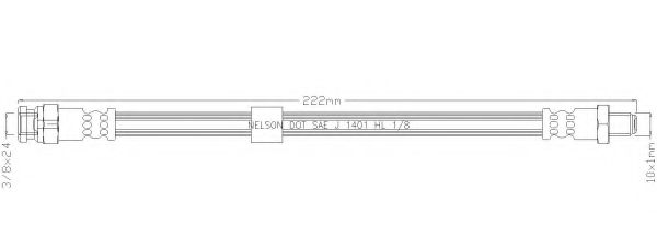 REMKAFLEX 6297 Тормозной шланг для JEEP PATRIOT (Джип Патриот) REMKAFLEX 6297 Тормозной шланг для JEEP PATRIOT (Джип Патриот)