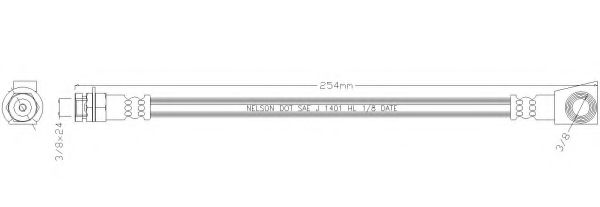 REMKAFLEX 6302 Тормозной шланг для JEEP LIBERTY (Джип Либэртъ) REMKAFLEX 6302 Тормозной шланг для JEEP LIBERTY (Джип Либэртъ)