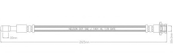 REMKAFLEX 6447 Шланг сцепления для NISSAN TERRANO II (Ниссан Террано 2) REMKAFLEX 6447 Шланг сцепления для NISSAN TERRANO II (Ниссан Террано 2)
