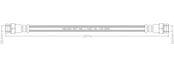 REMKAFLEX 6749 Тормозной шланг для HYUNDAI SATELLITE (Хендай Сатэллитэ) REMKAFLEX 6749 Тормозной шланг для HYUNDAI SATELLITE (Хендай Сатэллитэ)