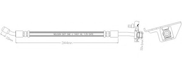 REMKAFLEX 6761 Тормозной шланг для HYUNDAI VERACRUZ (Хендай Vэраcруз) REMKAFLEX 6761 Тормозной шланг для HYUNDAI VERACRUZ (Хендай Vэраcруз)