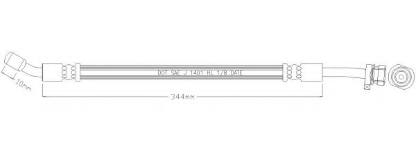 REMKAFLEX 6762 Тормозной шланг для HYUNDAI VERACRUZ (Хендай Vэраcруз) REMKAFLEX 6762 Тормозной шланг для HYUNDAI VERACRUZ (Хендай Vэраcруз)