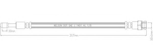 REMKAFLEX 6797 Тормозной шланг для HYUNDAI AZERA (Хендай Азэра) REMKAFLEX 6797 Тормозной шланг для HYUNDAI AZERA (Хендай Азэра)