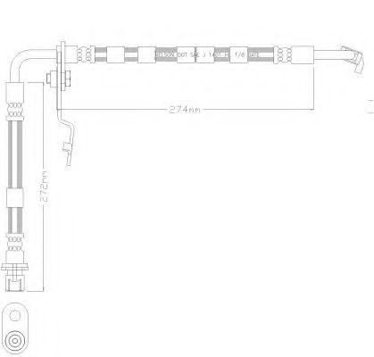REMKAFLEX 6922 Тормозной шланг для MAZDA (Мазда) REMKAFLEX 6922 Тормозной шланг для MAZDA (Мазда)