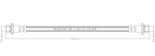 REMKAFLEX 7133 Тормозной шланг для TOYOTA (Тойота/тоета) REMKAFLEX 7133 Тормозной шланг для TOYOTA (Тойота/тоета)