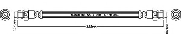REMKAFLEX 7268 Тормозной шланг для MITSUBISHI I (Митсубиши/митсубиси И) REMKAFLEX 7268 Тормозной шланг для MITSUBISHI I (Митсубиши/митсубиси И)