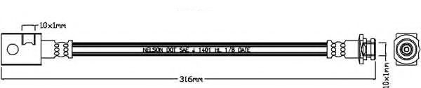 REMKAFLEX 7365 Тормозной шланг для NISSAN GT-R (Ниссан Гт-р) REMKAFLEX 7365 Тормозной шланг для NISSAN GT-R (Ниссан Гт-р)