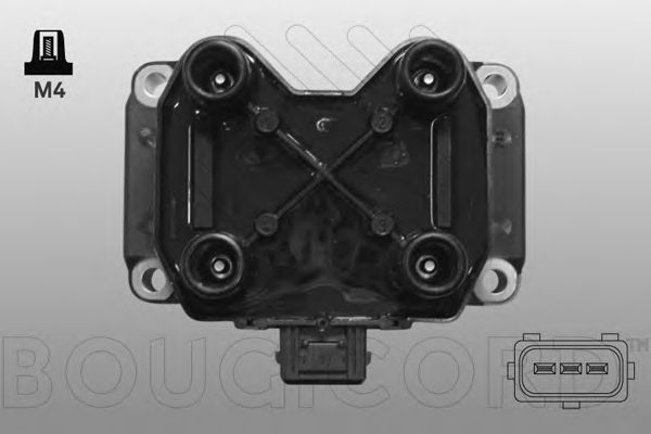 BOUGICORD 155076 Катушка зажигания для FIAT TIPO (Фиат Типо) BOUGICORD 155076 Катушка зажигания для FIAT TIPO (Фиат Типо)