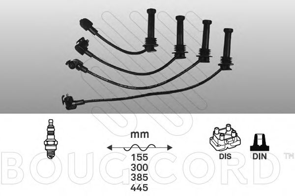 BOUGICORD 4148 Комплект проводов зажигания для FORD ESCORT VII (Форд Эскорт 7) BOUGICORD 4148 Комплект проводов зажигания для FORD ESCORT VII (Форд Эскорт 7)