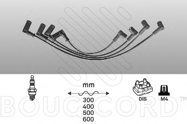BOUGICORD 4159 Комплект проводов зажигания для FIAT TEMPRA (Фиат Тэмпра) BOUGICORD 4159 Комплект проводов зажигания для FIAT TEMPRA (Фиат Тэмпра)