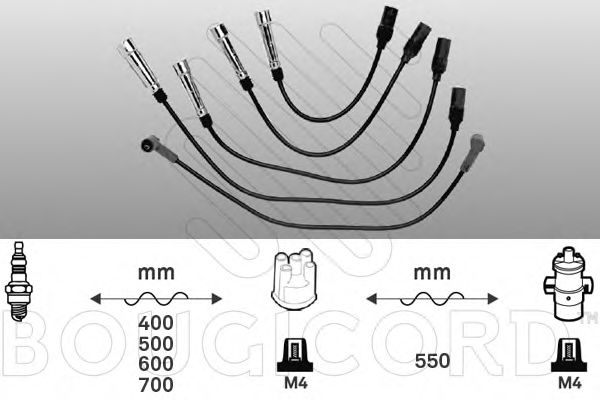 BOUGICORD 7247 Комплект проводов зажигания для SEAT TOLEDO (Сеат Толэдо) BOUGICORD 7247 Комплект проводов зажигания для SEAT TOLEDO (Сеат Толэдо)