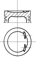 NÜRAL 87-109100-10 Поршень для MERCEDES-BENZ CLK (Мэрcэдэс-бэнз Слк) NÜRAL 87-109100-10 Поршень для MERCEDES-BENZ CLK (Мэрcэдэс-бэнз Слк)