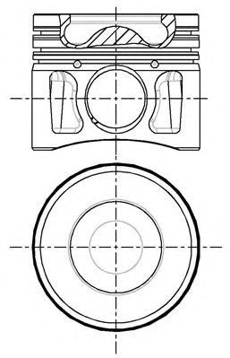 NÜRAL 87-427700-10 Поршень для FORD MONDEO III (Форд Мондео 3) NÜRAL 87-427700-10 Поршень для FORD MONDEO III (Форд Мондео 3)