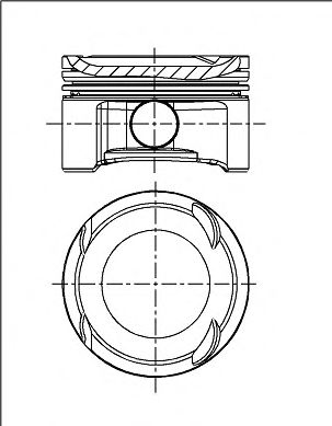 NÜRAL 87-427600-10 Поршень для MERCEDESBENZ (Мерседес бенц) NÜRAL 87-427600-10 Поршень для MERCEDESBENZ (Мерседес бенц)