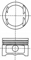 NÜRAL 87-119000-00 Поршень для MERCEDES-BENZ CLK (Мэрcэдэс-бэнз Слк) NÜRAL 87-119000-00 Поршень для MERCEDES-BENZ CLK (Мэрcэдэс-бэнз Слк)