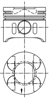NÜRAL 87-117900-20 Поршень для MERCEDES-BENZ CLK (Мэрcэдэс-бэнз Слк) NÜRAL 87-117900-20 Поршень для MERCEDES-BENZ CLK (Мэрcэдэс-бэнз Слк)