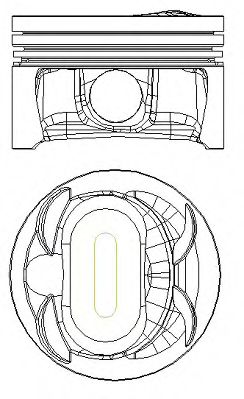 NÜRAL 87-433900-00 Поршень для VOLKSWAGEN TIGUAN (Фольксваген Тигуан) NÜRAL 87-433900-00 Поршень для VOLKSWAGEN TIGUAN (Фольксваген Тигуан)
