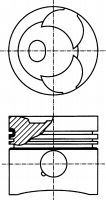 NÜRAL 87-173800-10 Поршень для MERCEDES-BENZ T2/L (Мэрcэдэс-бэнз Т2/л) NÜRAL 87-173800-10 Поршень для MERCEDES-BENZ T2/L (Мэрcэдэс-бэнз Т2/л)