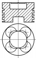 NÜRAL 87-176900-10 Поршень для MERCEDESBENZ (Мерседес бенц) NÜRAL 87-176900-10 Поршень для MERCEDESBENZ (Мерседес бенц)
