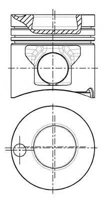 NÜRAL 87-179300-15 Поршень для MERCEDESBENZ (Мерседес бенц) NÜRAL 87-179300-15 Поршень для MERCEDESBENZ (Мерседес бенц)