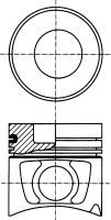 NÜRAL 87-179300-70 Поршень для MERCEDESBENZ (Мерседес бенц) NÜRAL 87-179300-70 Поршень для MERCEDESBENZ (Мерседес бенц)