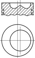 NÜRAL 87-405500-00 Поршень для VOLVO (Вольво) NÜRAL 87-405500-00 Поршень для VOLVO (Вольво)
