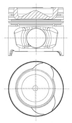 NÜRAL 87-123400-40 Поршень для RENAULT LATITUDE (Рено Латитудэ) NÜRAL 87-123400-40 Поршень для RENAULT LATITUDE (Рено Латитудэ)